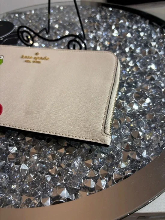 Kate Spade X disney New York Muppets Medium L-zip Wristlet nwt - Picture 11 of 13